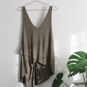 Banana Republic Olive Green Tank Top